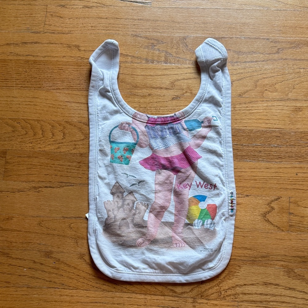 Key West Kids Bib - White